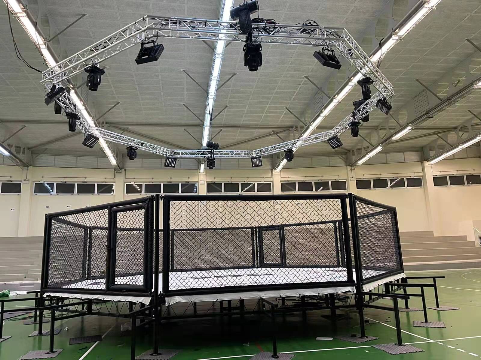 Octagon Cage Boxing Arena - Cyprus indoor sport light design